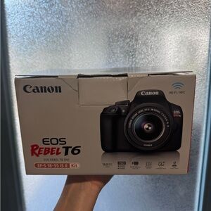 Canon EOS Rebel T6 Black Digital Camera & Accessories